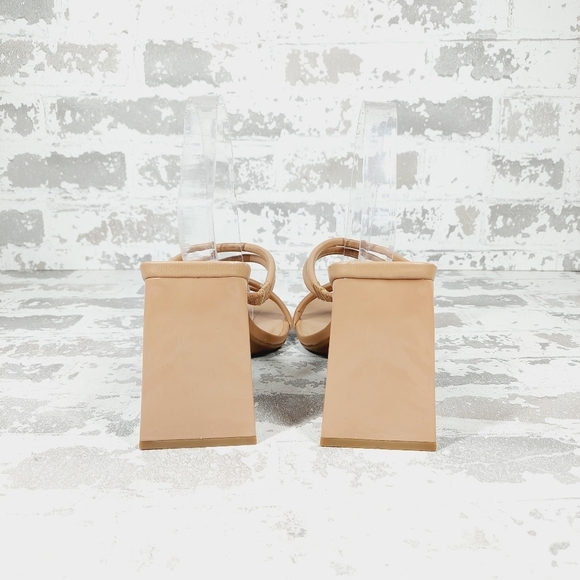 New Abound Austyn Brown Tubular Strap Block Heel Sandals A931 - Picture 5 of 10